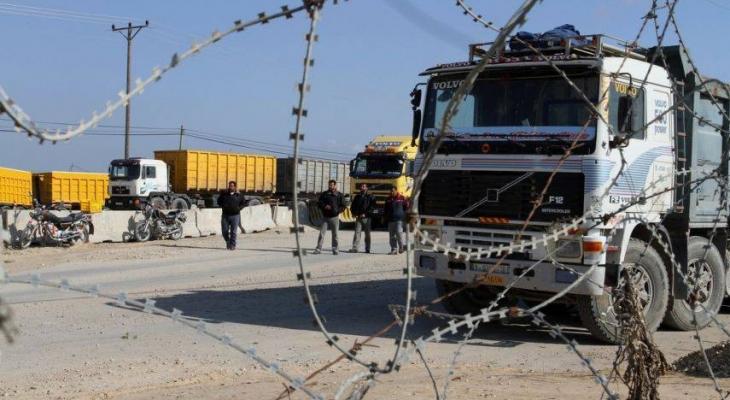 غزة: الاحتلال يسمح بإدخال بضائع خاصة بالسيارات
