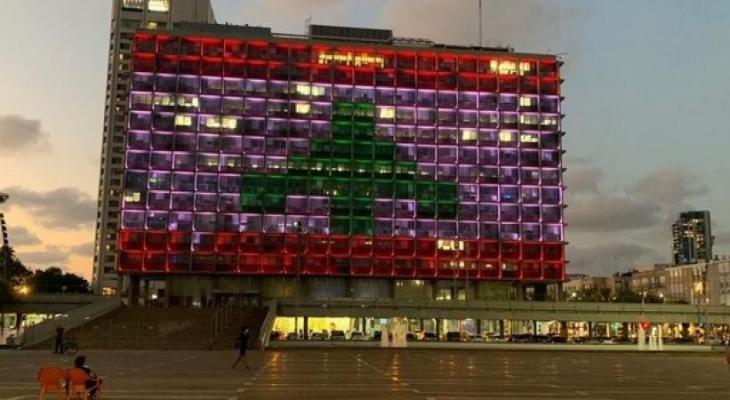 لبنانيون يرفضون إنارة علمهم على مبنى بلدية "إسرائيلية"