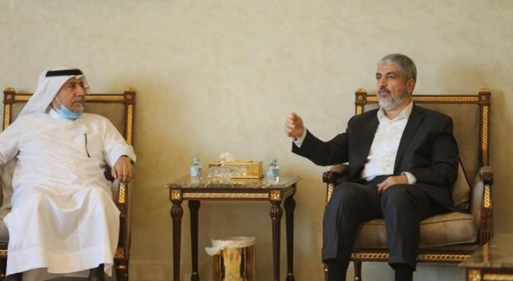 وفد من حركة "حماس" يزور سفارة الكويت بالدوحة للتعزية بوفاة الأمير الصباح