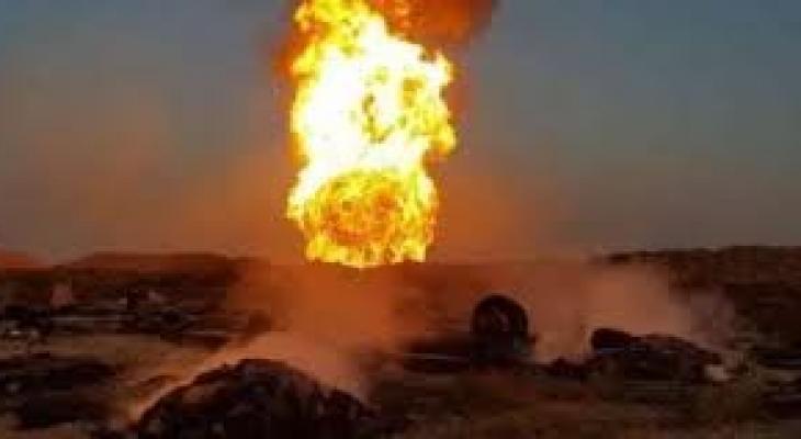 انفجار أنبوب الغاز جنوب العراق