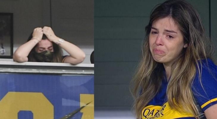 بالفيديو: ابنة مارادونا تبكي بعد موقف نجوم بوكا جونيورز