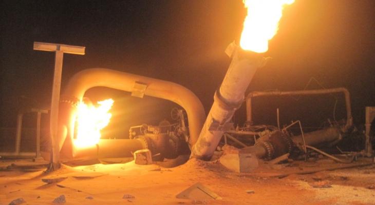 مسلحون يستهدفون أنبوب خط الغاز الرئيسي المغذي لمدينة العريش