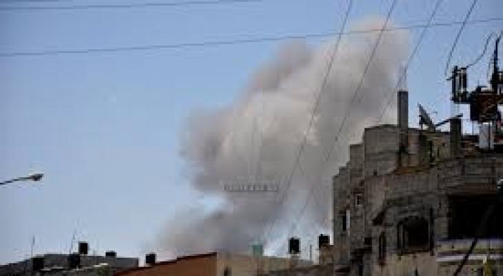 دخان شرق غزة