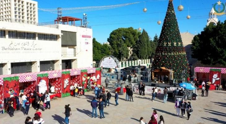 الطوائف المسيحية الغربية في فلسطين تبدأ احتفالاتها بعيد الميلاد المجيد