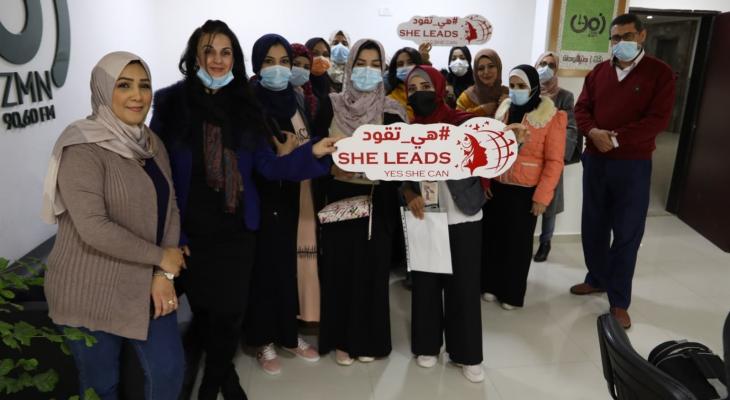 مركز شؤون المرأة ينفذ جولة ميدانية لمؤسسات إعلامية في غزة