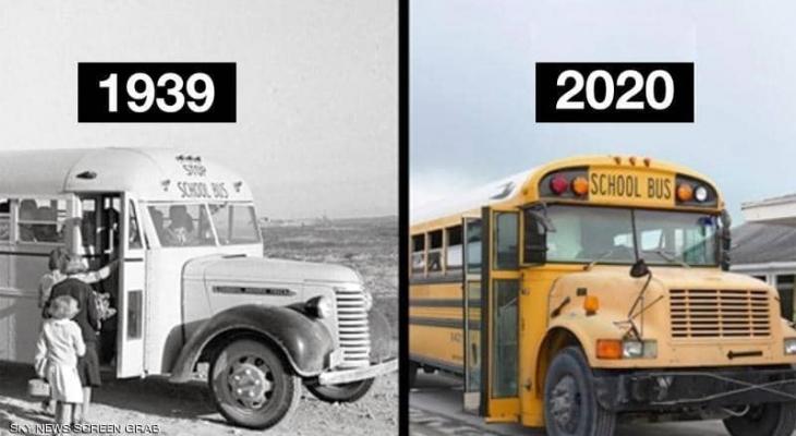 شاهدوا| بعد 80 عاما.. لماذا لم يتغير شكل الحافلات المدرسية؟