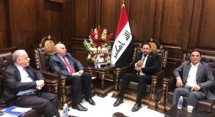 النائب الأول لرئيس مجلس النواب العراقي مع السفير عقل