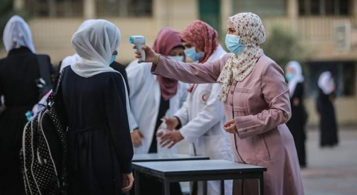 انتظام الدوام في مدارس قطاع غزة وسط التزام بالبروتوكول الصحي