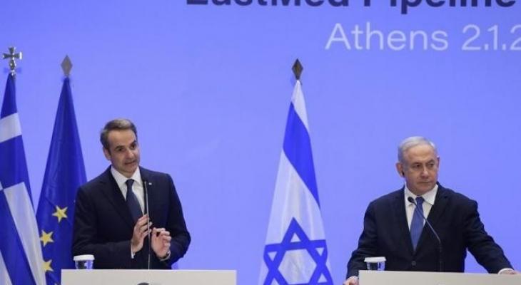 رئيس الوزراء اليوناني يصل الأراضي المحتلة