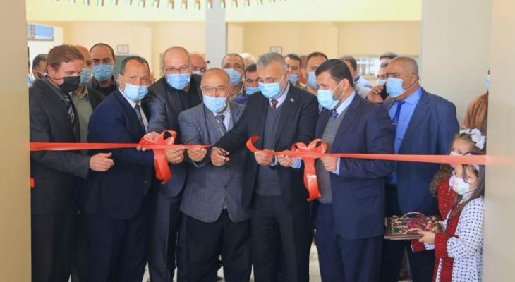 افتتاح مدرسة اليرموك الثانوية في قطاع غزة