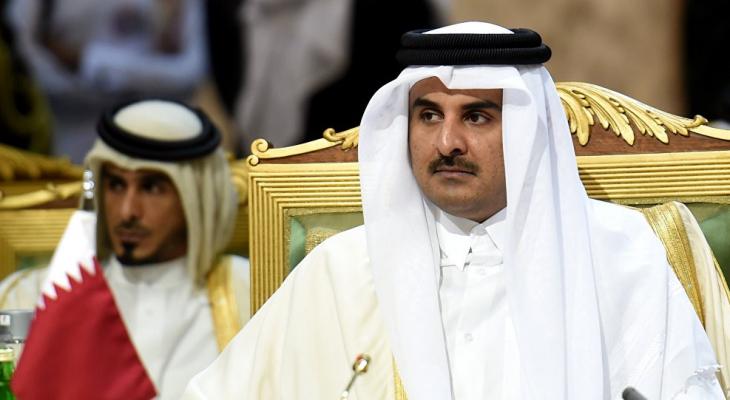 أمير قطر يبحث مع الرئيس عباس آخر مستجدات الساحة الفلسطينية