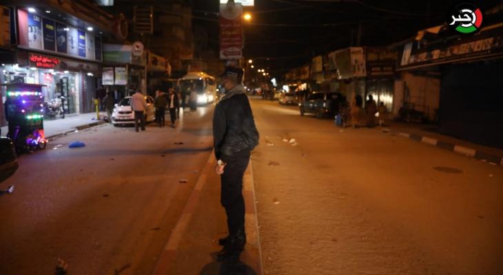شاهد: وكالة "خبر" ترصد بدء سريان الإغلاق الليلي بقطاع غزة