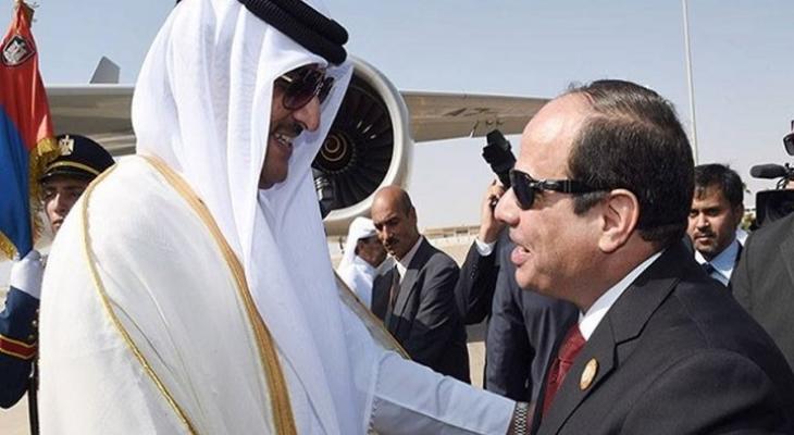 وفد قطري يصل القاهرة بشأن عودة العلاقات الدبلوماسية الكاملة