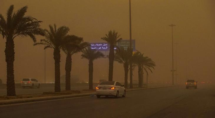 متى تنتهي العاصفة الرملية في الرياض ؟