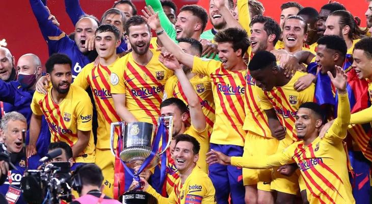 برشلونة بطلاً لكأس ملك أسبانيا 2021
