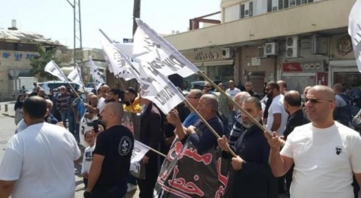 أهالي يافا يتظاهرون تنديداً بسياسات شركة "عميدار" التهجيرية