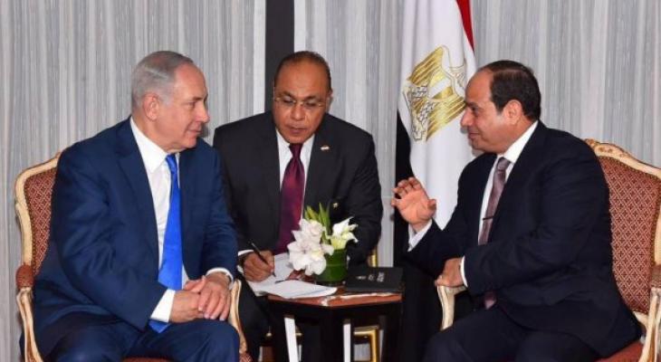 نتنياهو يشكر الرئيس المصري على دوره في وقف إطلاق النار