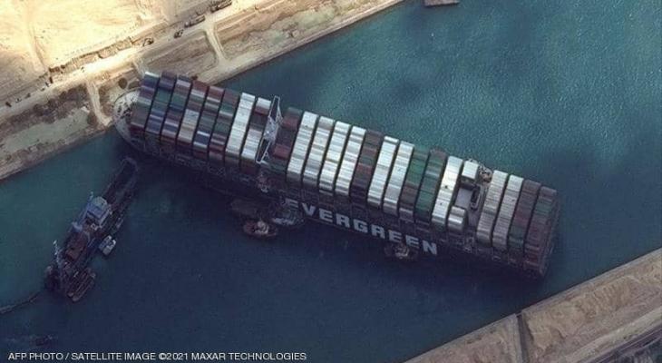 مصر | قناة السويس تكشف آخر تطورات سفينة"إيفر غيفن"