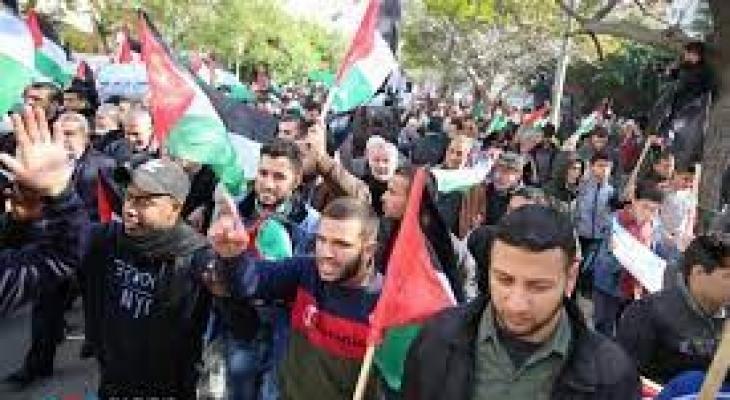 مسيرة حاشدة في غزّة للمطالبة بإنصاف ذوي شهداء عدوان2014