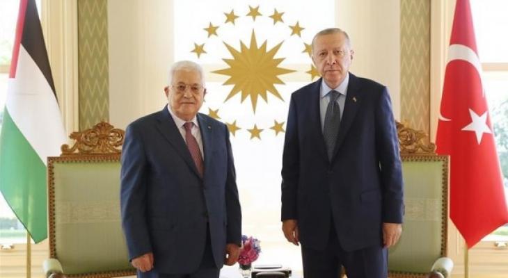 تفاصيل لقاء الرئيس عباس مع نظيره التركي