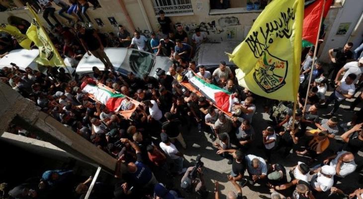 جنين: موكب جنائزي مهيب في وداع اثنين من الشهداء