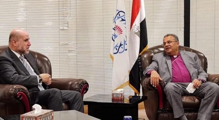 الهباش يلتقي رئيس الطائفة الإنجيلية في مصر