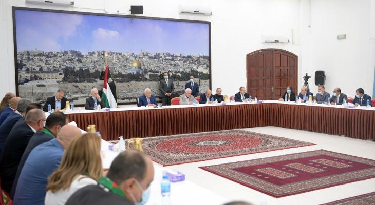 الرئيس عباس يستقبل وفد من أقاليم حركة "فتح" في الخارج