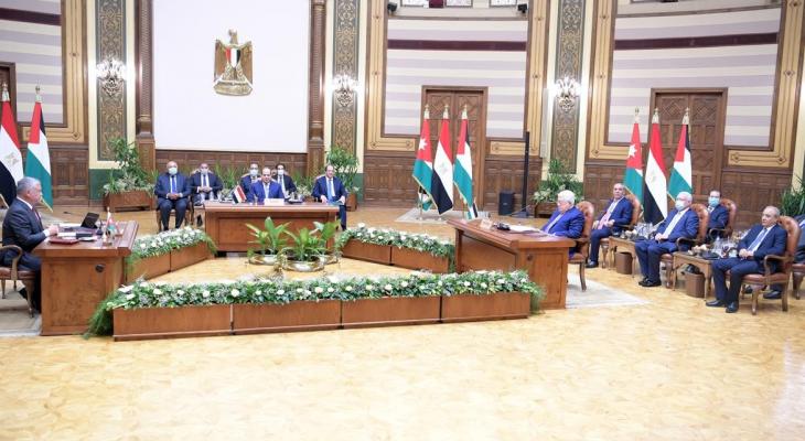 طالع.. البيان الختامي للقمة الفلسطينية المصرية الأردنية