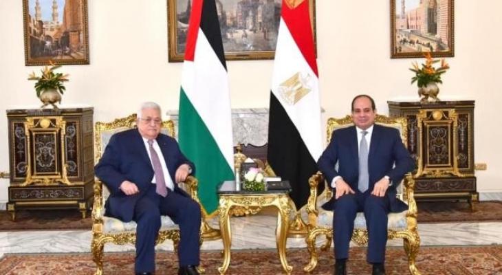 لقاء الرئيس عباس ونظيره المصري عبد الفتاح السيسي