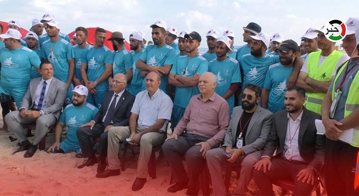 إقامة أول بطولة للتجديف على شاطئ بحر مدينة غزّة