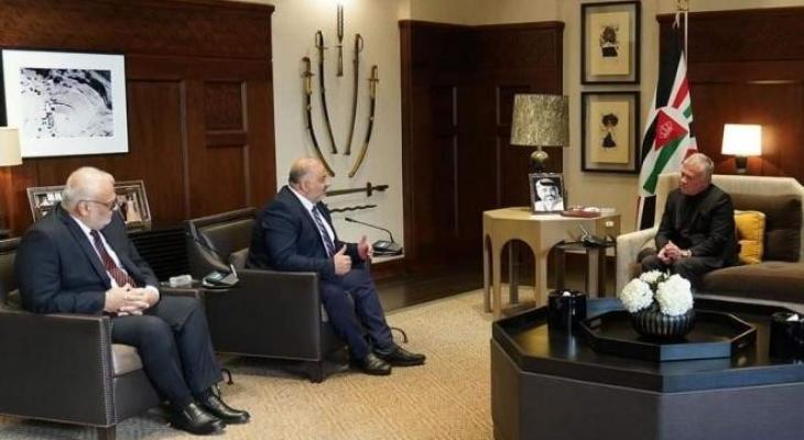 منصور عباس يلتقي بالعاهل الأردني في عمان