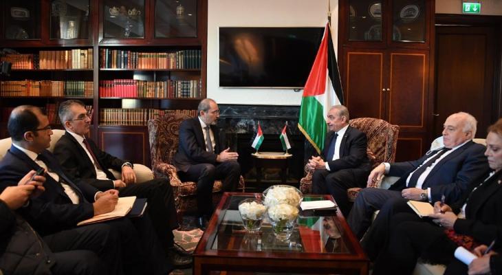 تفاصل اجتماع اشتية مع وزير خارجية الأردن في أوسلو