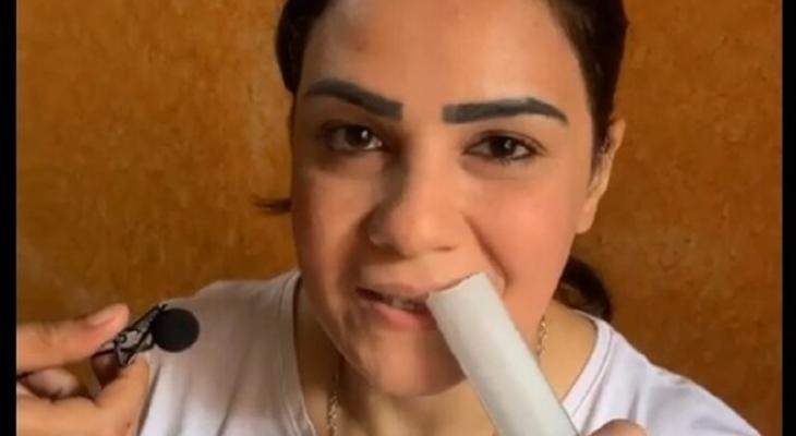 بالفيديو: امرأة مصرية خارقة جسدها مضاد للاختراق ..تثقب جسدها بـ"الشنيور" وتأكل الزجاج