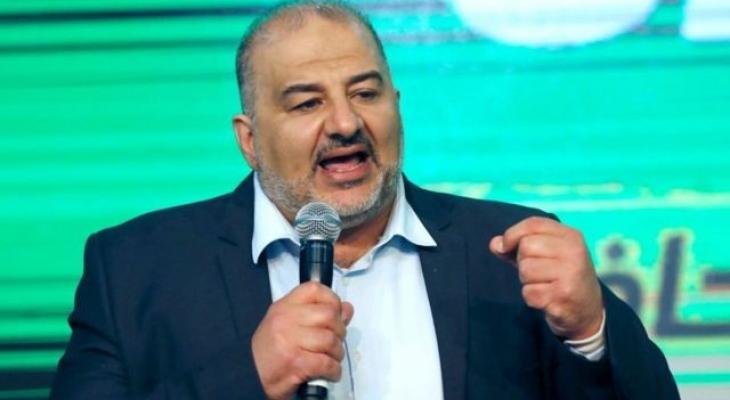 منصور عباس: القائمة الموحدة لن تكون السبب في اسقاط حكومة الاحتلال الحالية