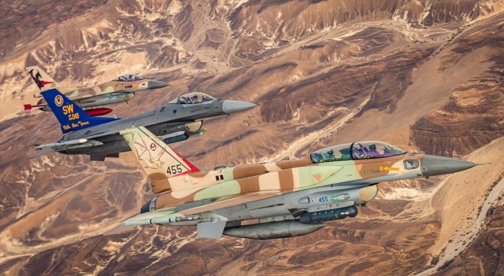 تدريب لسلاح الجو الإسرائيلي مع نظيره الأمريكي