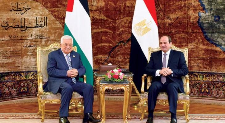 بدء اجتماع بين الرئيس عباس ونظيره المصري في شرم الشيخ