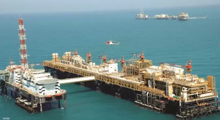 "أدنوك" تعلن اكتشاف موارد من الغاز الطبيعي أمام سواحل أبوظبي
