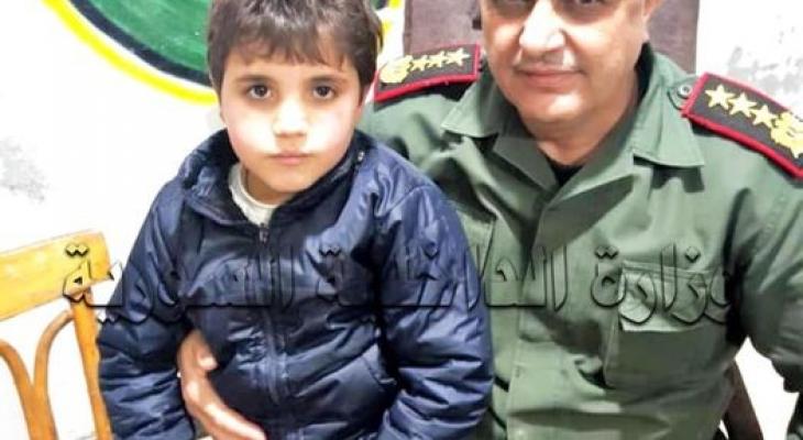 الداخلية السورية تتمكن من تحرير الطفل فواز قطيفان 