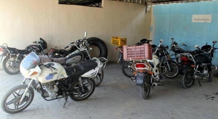 ضبط 3 دراجات نارية مسروقة في مناطق متفرقة بقطاع غزة