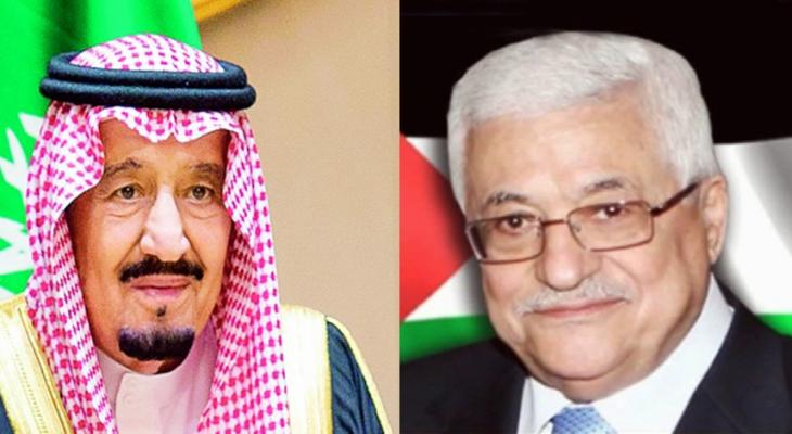 الرئيس عباس يهنئ خادم الحرمين الشريفين بمناسبة يوم التأسيس