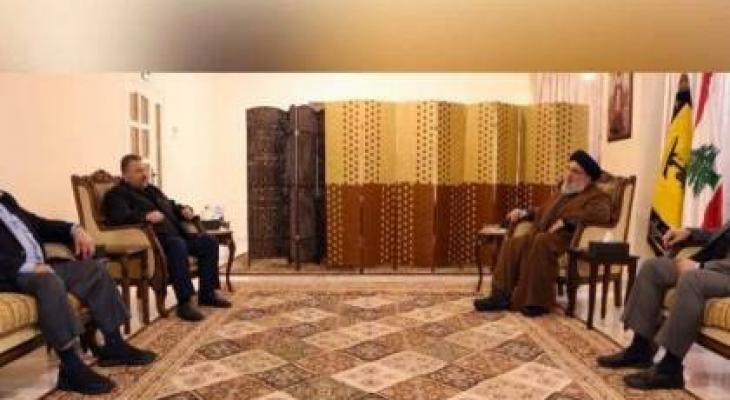 نصرالله يستقبل وفد قيادي من حماس برئاسة صالح العاروري.jpg