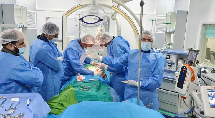 طاقم طبي في غزّة