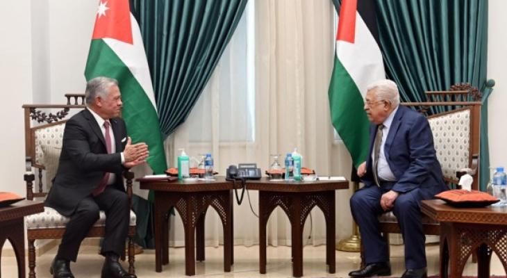 فحوى اتصال هاتفي بين الرئيس عباس وملك الأردن