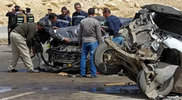 حادث سير مروع في أسوان.. قتلى أوروبيون ومصريون