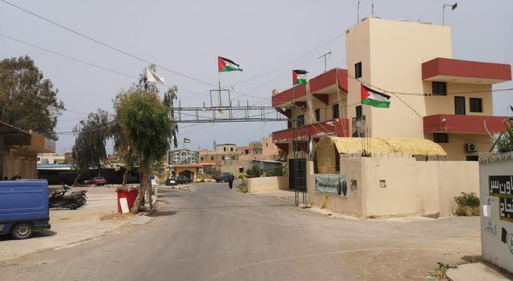 رفع علم فلسطين في المخيمات والتجمعات الفلسطينية في لبنان