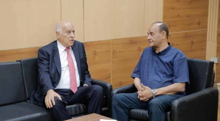تفاصيل لقاء الرجوب مع رئيس اتحاد الكشافة والمرشدات المصري