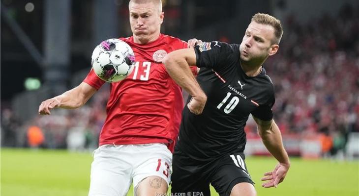  الدنمارك تعزز صدارتها في دوري الأمم بثنائية أمام النمسا 2IA1S