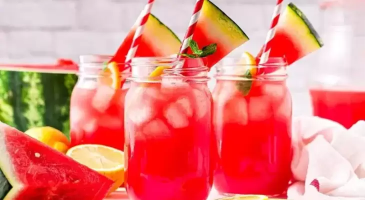 مشروبات باردة: ليموناضة البطيخ