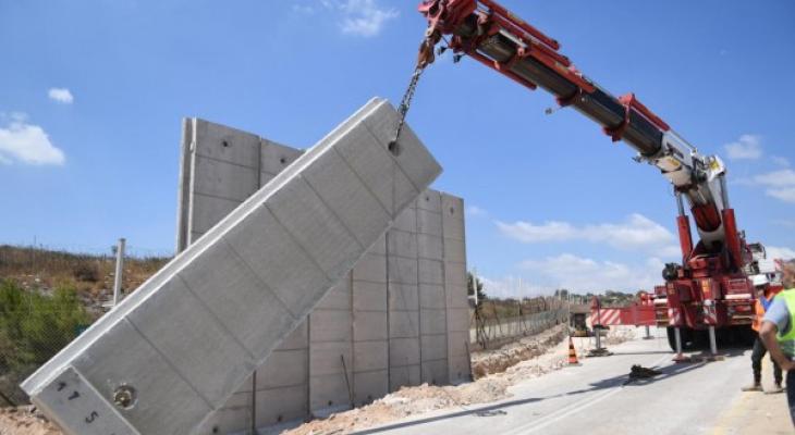 جيش الاحتلال يبدأ في بناء جدار جديد شمال الضفة الغربية.jpg