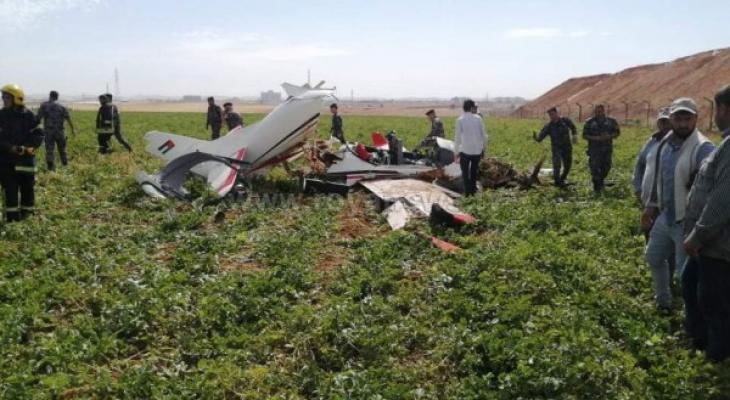 سقوط طائرة تدريب أردنية